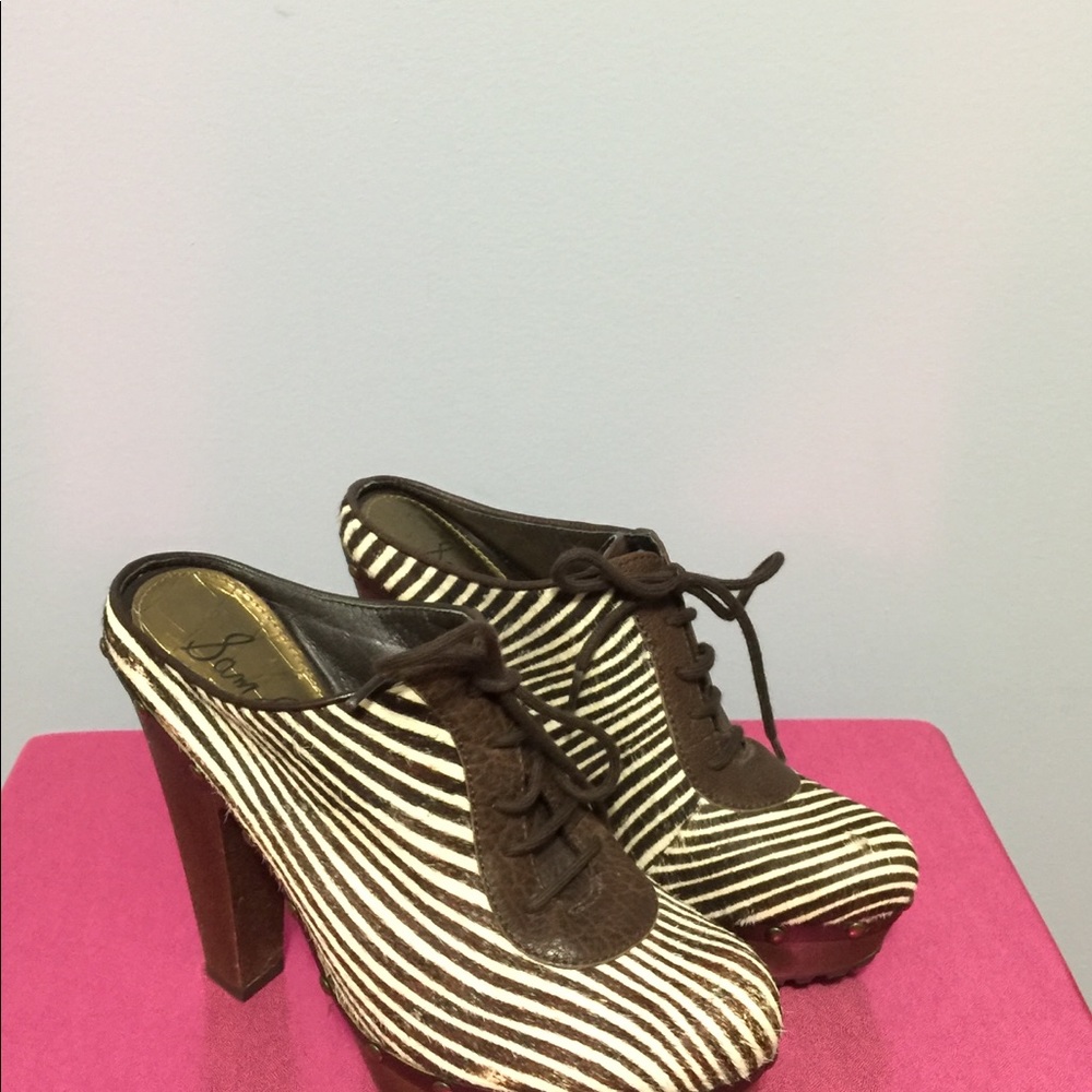 Sam Edelman Zebra Mules